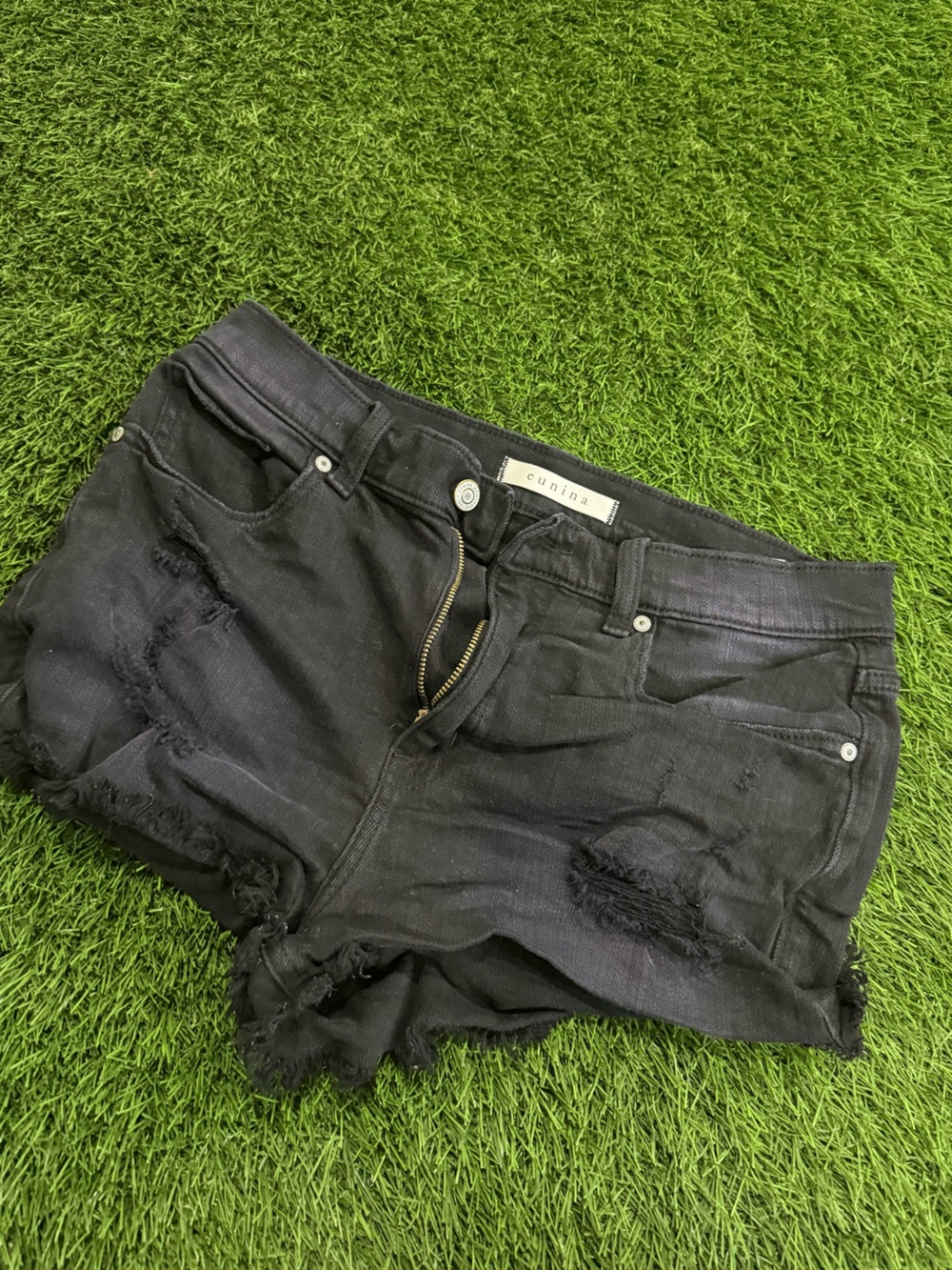 Cunina Jean Shorts - Black